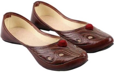 niharika Mojaris For Women(Brown , 5)