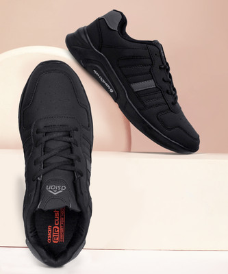 asian WATERPROOF-03cBLACKGRYY Running Shoes For Men(Black , 7)