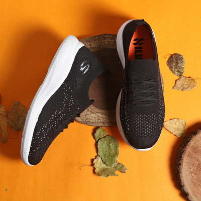 TR Modern Trendy Sneakers For Men Sneakers For Men(Black , 9)