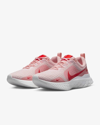 NIKE React Infinity Run Fk 3 Running Shoes For Women(Pink , 4)
