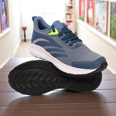 HOTSTYLE Running Shoes For Men(Navy, White , 8)