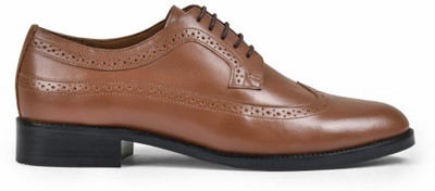 dumanera Dominic Brogues For Men(Natural , 5)