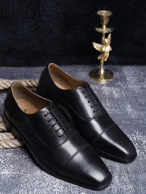 LOUIS STITCH Mens Formal Oxford Lace up Handmade Italian Leather Shoes for Men (EUOXJB) UK 12 Oxford For Men(Black , 12)