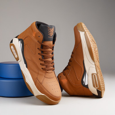 SARA Boots For Men(Tan , 8)