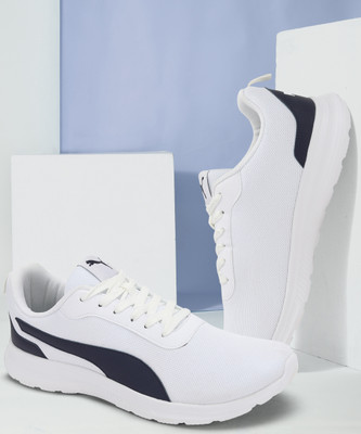 PUMA Plush Comfort Running Shoes For Men(White , 6)