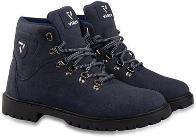 VIAZO Boots For Men(Blue , 7)