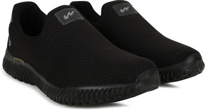 CAMPUS OXYFIT (N) 's Casual | Memory Foam & PilloFoam Comfort | Slip-On Walking Shoes For Men(Black , 7)