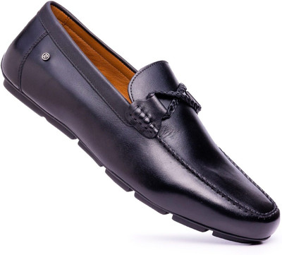 PIERRE CARDIN PC4025 BLACK Loafers For Men(Black , 8)