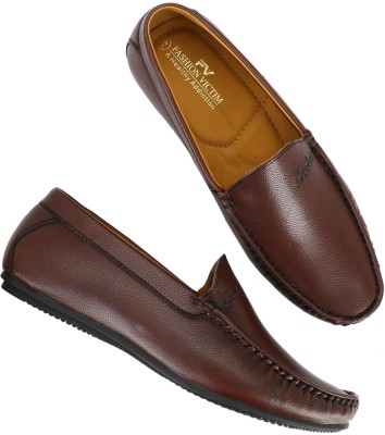 FASHION VICTIM Loafers For Men(Tan)