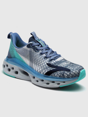 action Athleo TURBO 1703 Stylish Lightweight Comfortable Sports Lace Up Running Shoes For Men(Multicolor , 9)