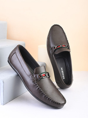 KILLER SS25 3092 Brown Loafers Loafers For Men(Brown , 13)