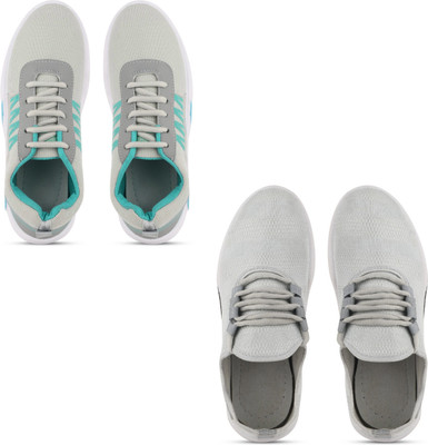 KMH Walking Shoes For Men(Grey, Grey , 6)