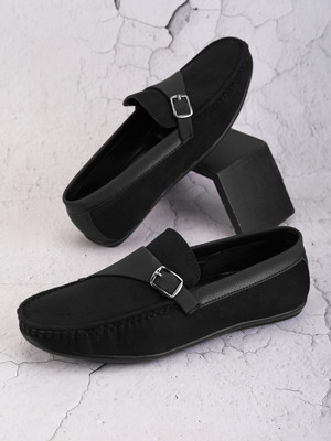 Mast & Harbour Loafers For Men(Black , 12)