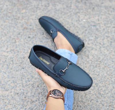 Jactooz JACTOOZ New Comfortable & Lightweight Loafers For Men (Blue) Loafers For Men Loafers For Men(Blue , 7)