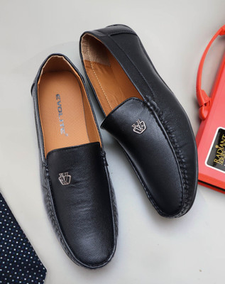 Evolite Loafers For Men(Black , 6)
