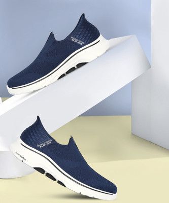 Skechers GO WALK 7 - EASY ON 2 Slip On Sneakers For Men(Navy , 11)