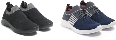 Face Stylish Sports Shoes for Men – Ideal for Running, Gym & Training Sneakers For Men(Black, Navy, Grey, White , 8)