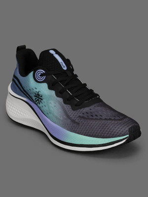 Cult Dynex Enhanced Cushioning Enhanced Grip Lightweight High Traction Running Shoes For Men(Black, Blue , 7)