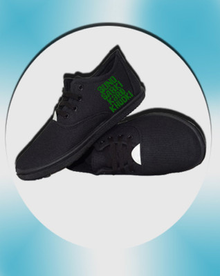 Kenamin Stylish Casual Shoes for Men and kids Casuals For Men(Black, Green , 9)