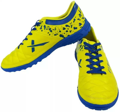 VECTOR X Fizer Indoor Football Shoes For Men(Blue, Yellow , 9)