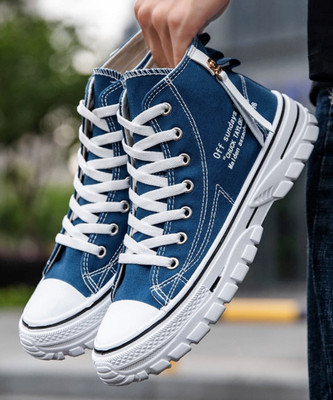 Labbin Casual Sneakers Canvas Boots Gym OutDoor Training Shoes For Boys And Men Sneakers For Men(Blue , 9)