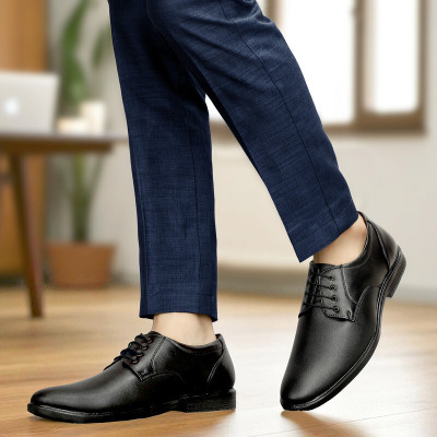 PILADO Rich Quality|Ultra Lightweight|Comfortable Derby For Men(Black , 10)