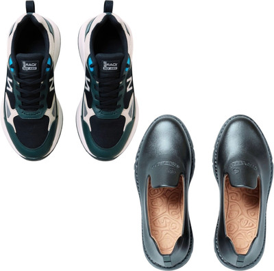 Plama Stylish Casual Shoes for Men – Perfect for Daily Wear Casuals For Men(Multicolor, Black , 9)