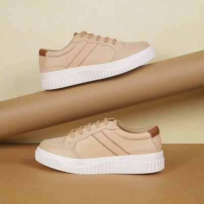 METRO Sneakers For Women(Beige , 6)
