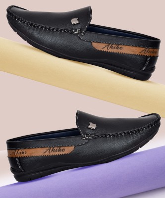 AKIKO Loafers For Men(Black)