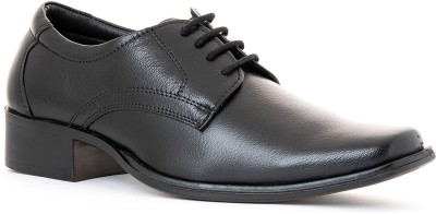 Khadim's British Walkers Black Leather Derby Formal Shoe Lace Up For Men(Black)