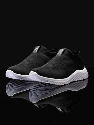 asian Moonwalk-01 Black Sports,Walking,Gym,Casual Slipon,Stylish Walking Shoes For Men(Black , 6)