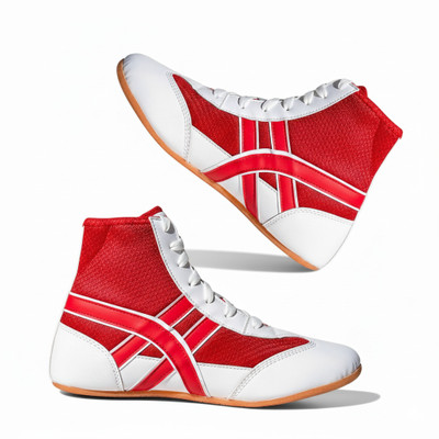 dagur industries Pro Kabaddi Shoes for Men | High Grip Non-Marking Sole Wrestling Shoes For Men(Red , 9)