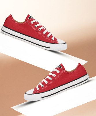 Converse Canvas Shoes For Men(Red , 8)