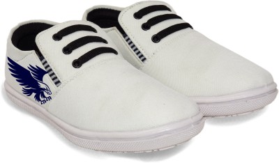 KANEGGYE Loafers For Men(White , 6)