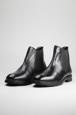 Meesa Shoppe Men’s Leather Boots – Stylish, Durable & Comfortable Casual Footwear Boots For Men(Black , 6)