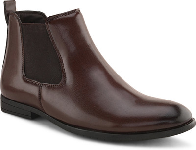 FENTACIA Boots For Men(Brown , 8)