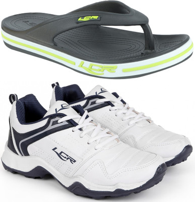 LANCER FLIPGRY-IND-251NBL Running Shoes For Men(White , 6)