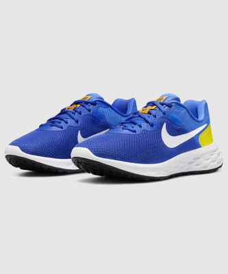 NIKE Revolution 6 Running Shoes For Men(Blue , 6)