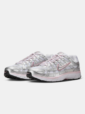 NIKE P-6000 Sneakers For Women(White, Grey, Pink , 5)