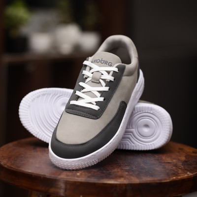 Koburg Daper Sneakers For Men | Casual Shoes for Men | All-Day Comfort KG-408 Sneakers For Men(Grey)