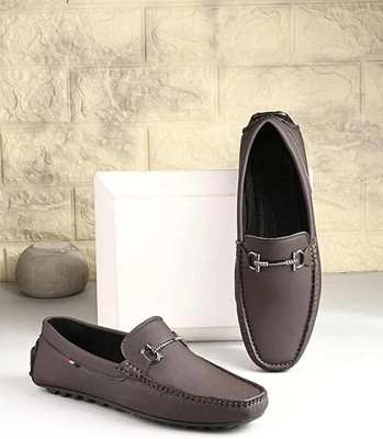 Empeno Loafer Shoes for Men| Slip-on|Stylish| Perfect for Formal, Business Casual Loafers For Men(Brown , 9)