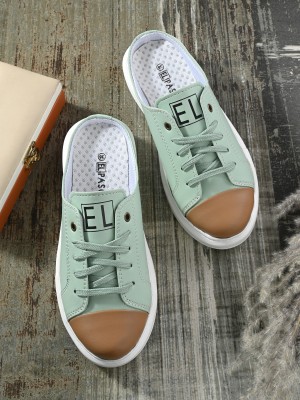 El Paso EPWNZ11969 Lightweight Comfort Summer Trendy Premium Stylish Sneakers For Women(Green)