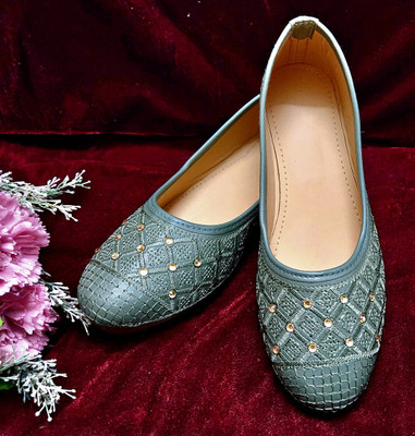 Trendy Feet Latest new model stylish fancy trendy comfortable stylish wear for ladies Bellies For Women(Green , 4)