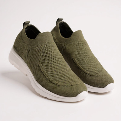 GENVE Stylish Comfortable Walking Wear and Runing Sports Shoes For Men's. Party Wear For Men(Green , 8)