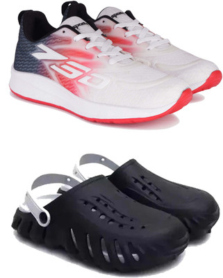 Pennen Men's Lightweight Running Shoes,Stylish Casual Shoes for Gym & Walking(Pack of2) Casuals For Men(Multicolor , 9)