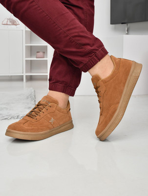 KILLER KLR Comfortable Stylish Sports Sneakers for Men Sneakers For Men(Tan , 10)