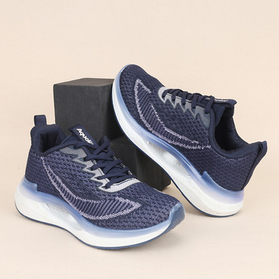 Aqualite Aqualite ARCH-101 Sports running Shoes for Women with comfort Insole and Lace-up Hiking & Trekking Shoes For Women(Navy , 7)