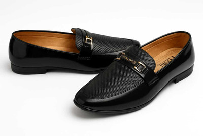 MAGIC Stylish Formal Shoes for Men | Comfortable Fit Walking Shoes For Men(Black , 6)