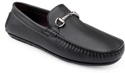 Wixom Black Formal Loafers For Men Loafers For Men(Black , 8)