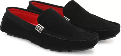 FindMine stylish & Good Looking Casual Shoes Loafers For Men(Black , 7)